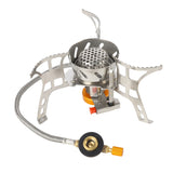 Outdoor Gas Portable Split Stove Windproof Cooking Stove Burners Stove Camping Gas Burner Folding Electronic Stove Hiking Tools