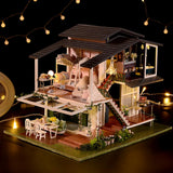 Diy Handicrafts Miniature Dollhouse Kit Wooden Dollhouse Kit For Kids Exquisite Home Decoration Ornaments Birthday Present