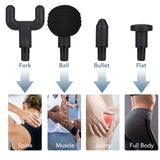 Massage Gun Cordless Percussion Massager Deep Tissue Muscle Exercise Bosster Relief Pain Full Body Training Exercise Relaxation