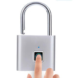 O10 Waterproof Smart Biometric Fingerprint Keyless Door Lock 0.5sec Unlock Portable Anti-theft Usb Security Padlock For Luggage