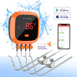 Inkbird IBT-4XC Wireless Rechargabale BBQ Thermometer with 4 Probes For Cooking Meat Food Oven Grilling Thermometer With Timer