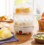 220V 2 Layers Electric Egg Steamer Household Mini Egg Boiler Corn Egg Custard Milk Steaming Machine For Breakfast