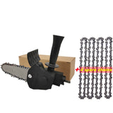 4"/6" Electric Chain Saw Converter Electric Drill Fast Modified To Electric Chainsaw Adapter Chainsaw Attachment W/ Spare Chain