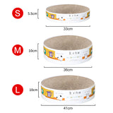Cat Toy Scratch Pad Corrugated Cat Scratcher Cardboard Scratching Bowl for Kitten Nail Scraper Lounge Couch Bed Modern Design
