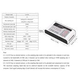 16 Channels Logic Analyzer USB 2.0 Interface 100MHz Sampling Rate Supports PC Software for Timing Judgment and Analysis