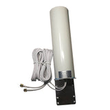 3G 4G Antenna  Barrel Shape High Gain  Omni-Directional SMA TS9 CRC9 Connecter 10meters Cable for Signal Booster Router Extender