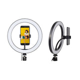 6.3 -10 Inch Selfie Ring Light Phone LED Camera Ring Lamp Photography USB Dimmable with Tripod Stand Holder for Makeup Youtube
