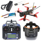 DIY FPV Racing Drone F220 220mm 5inch PNP RTF with Razer Micro 1200TVL Camera 60mm RP-SMA Antenna 5.8G 40CH FPV Goggles Monitor