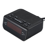 Digital Alarm Clock FM Radio with Dual Alarm Buzzer Snooze Sleep Function Red LED Time Display Table Clock Hpme Decoration Clock