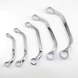 5 Piece Double Ended Ring Metric Wrench Set S-type or Half Moon Spanner