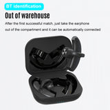 True Wireless Headphones Bone Conduction Headset BT5.1 Music Earphone Outdoor Sports Headphone with Microphone Charging Box