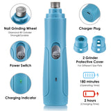 USB Charging Electric Pet Nail Grinder Polished Sharpener Cat Dog Nail Clipper File Manicure Tool Set Nails Supply New Arrivals