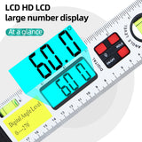 0~270° Digital Protractor Spirit Level Angle Finder Gauge Meter 250mm Digital Angle Finder Electronic Protractor LCD Display