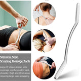 Professional 5 Pieces Stainless Steel Gua Sha Scraping Massage Tools Myofascial Release Kit for Soft Tissue Mobilization Therapy