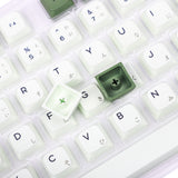 Matcha Dye Sub ZDA PBT Keycap Similar to XDA Japanese Korean Russian For MX Keyboard 104 87 61 Melody 96 KBD75 ID80 GK64 68 SP84
