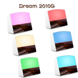 New deals  Dual alarm clocks, analog sunrise/sunset wake-up lights, LED colorful lights, luminous digital clock with FM radio