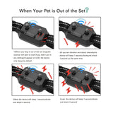 GPS Wireless Dog Fence Rechargeable Electric Shock Vibrate Fencing Device for dogs training collars Dog Accessories100~3280 Ft