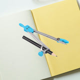 Pro Math Geometry Kit Multi-purpose Compasses Protractor Kit Math Drafting Tool for student Teacher Teens Draftsman