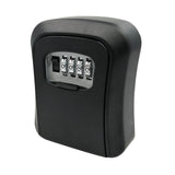 Password Key Lock Box Wall Mounted Zinc Alloy Key Box Weatherproof 4 Digit Combination Key Storage Lock Box