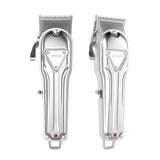 Full metal professional hair clipper for barber salon home rechargeable hair trimmer for men electric haircut machine powerful