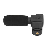 Video Recording Microphone Unidirectional On-camera Microphone Stereo Photography Vlog Recording Interview Microphone for Camera