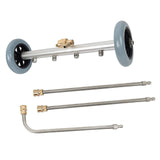 16 inch Pressure Washer Stainless Steel W/ 3 Extension  Copper Waterproof  for Chassis Car Underbody Floor Ground Garden