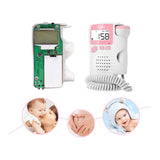 Handheld Fetal Doppler Prenatal Baby Heart Rate Detector  Sonar Doppler Heartbeat Monitor For Pregnant Women Homeuse