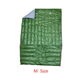 20D Winter Autumn Spring 90% White Duck Down Mummy Sleeping Bag Blanket Mat Quilt Hammock Underquilt Camping