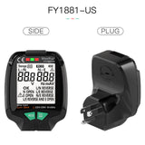 New Socket Outlet Tester Voltage Detector Electric Circuit Breaker Finder Ground Zero Line US EU UK Plug Polarity Phase Check