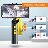F280 Dual Lens Camera WIFI Inspection Endoscope HD1080P 8MM Rigid Cable Sanke Tube 9LED Waterproof Borescope for Android Iphone