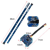 Battery Protection Mainboard w/ Cables E Scooter BMS Battery Management System Protection Board for NinebotS ES1/ES2/ES4 Scooter