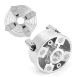 Zinc Alloy Jaw Lathe Chuck W/M12*1 Connecting Rod Drilling Tool Solid Hard Jaws Wrench Woodworking Lathe Grinding Machines 48 mm