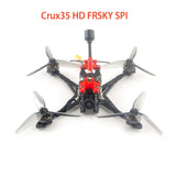 HappyModel Crux35 HD ELRS X1 CrazyF411 BLHELIS 5A Caddx Vista Nebula Nano EX1404 KV3500 4S 3.5inch FPV Digital Freestyle Drone