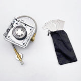 Portable Foldable Square Cooking Stove Outdoor Camping Combustor Cooker Cookware Travel Picnic Barbecue Gas Furnace