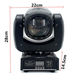 90W Mini Beam Movind Head Light RGBW 4in1 Super Bright DJ Spot Lighting Dmx Control Disco Party Club  Moving Head Lights