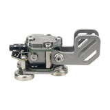 Upgrade Stainless Steel CW Morse Key Portable Telegraph Key Paddle Key With Magnetic Base For Radio Users