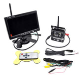 7 Inch Car Monitor Screen Rear View Camera For Truck Bus  TFT Rear View Monitor 12V-24V Display 2.4G 12V-24V Wireless