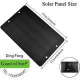 10W /100W Solar Powered Panel Exhaust Fan Outdoor Air Ventilation Vent Chicken Dog House 3000r/min Black