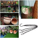 5 Sets With Hooks Flower Pot Decoration  Home Outdoor Durable Hanging Basket Chain Iron For Birdhouses Garden Plant