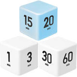 3 Pieces Square Timers Kitchen Timers Kids Timers Exercise Timers Gravity Sensor Flip Timers Workout Timers Game Timers