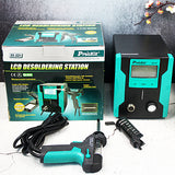 Digital Display Electric Solder Suction Gun Pro'sKit SS-331H ESD LCD Digital BGA Tin Pump Suction Table Absorb Hot Desoldering