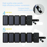20W Folding Solar Panels Cells Charger Power Battery Sun USB Output Fast Charging Devices Portable for Smartphones