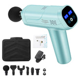 LCD Display Massage Gun Deep Muscle Massager Muscle Pain Body Neck Massage Exercising Relaxation Slimming Shaping Pain Relief
