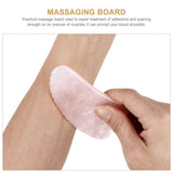1pc Facial Rose Crystal Guasha Board Meridian Therapy Scraping Tool