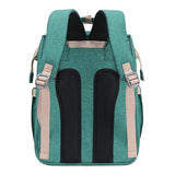 Baby Diaper Bag Foldable Bed Backpack Mommy Bag Stroller Nappy Bag Large Capacity Nursing Bag Changing Diaper Mat Bag Baby Care