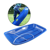 Snow Sled Sand Grass Skiing Outdoor Winter Games Tools Sledge Downhill Toboggan Sleigh Sliding Work Garden Sled for Kids Adults