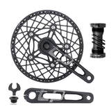 53T/56T/58T Bike Chainring Crank Arm Set for Folding Bicycle 170mm 130BCD 5 Bolts Bicycle Crankset &amp;amp Chainring Bottom Bracket