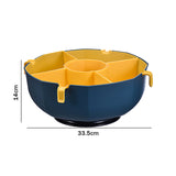 Hot Pot Draining Platter Double Layer Hot Pot Storage Platter Multifunctional Multi Grid Household Portable Kitchen Accessories
