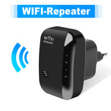 Wireless WiFi Repeater Extender 300Mbps Wifi Signal Booster Power Amplifier Smart Network For Smart Home Network Enhancement