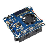 For Raspberry Pi Power over Ethernet HAT (B) for Raspberry Pi 3B + / 4B and 802.3Af PoE Network